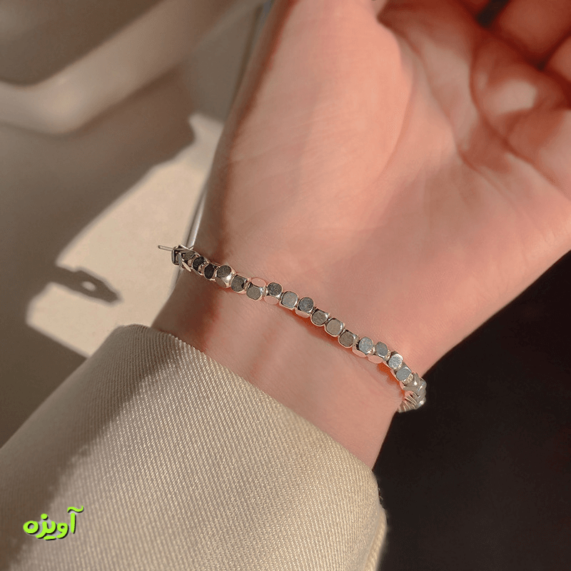 دستبند ریز مکعبی کد 3003