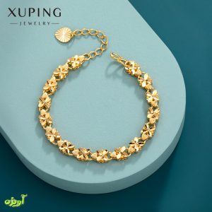 دستبند ژوپینگ برگ و قلب