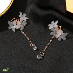 گوشواره اکریلیک گل های بهاری کد 1021
