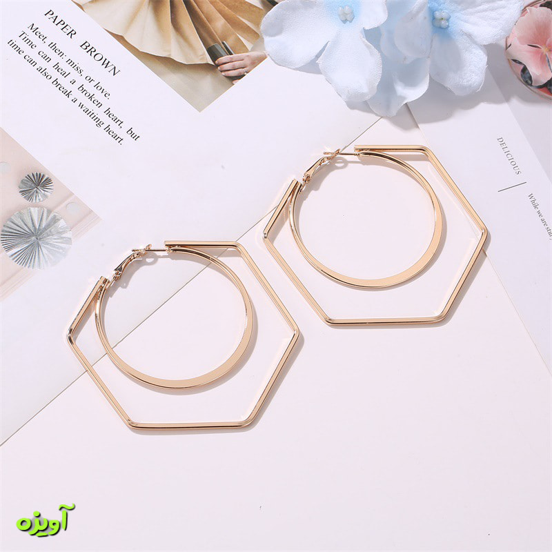 گوشواره سایز بزرگ کد 1024