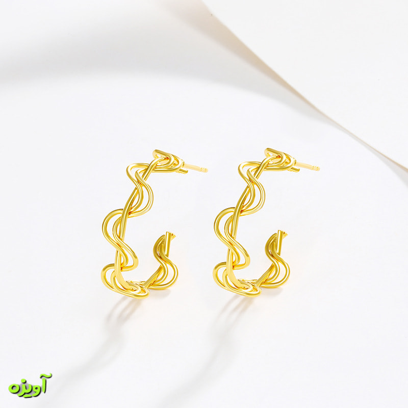 گوشواره مارپیچ ژوپینگ کد 11012