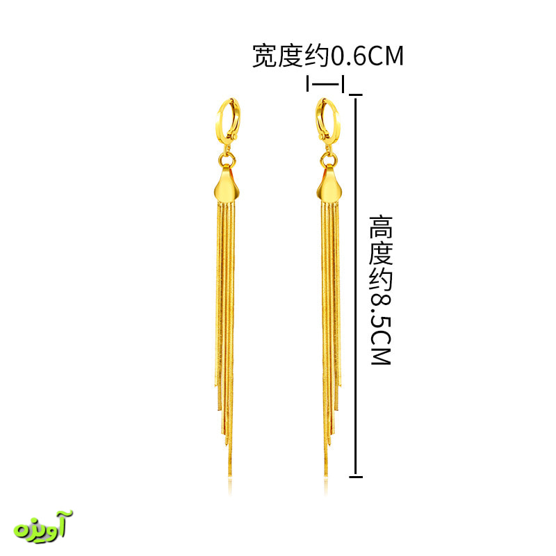 گوشواره طرح جدید ژوپینگ کد 11016