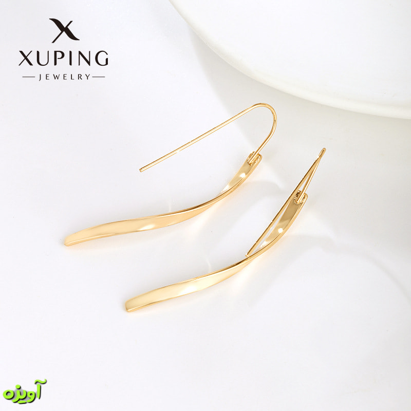 گوشواره آویز ساده ژوپینگ کد11019