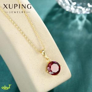 گردنبند یاقوت قرمز ژوپینگ کد 12005