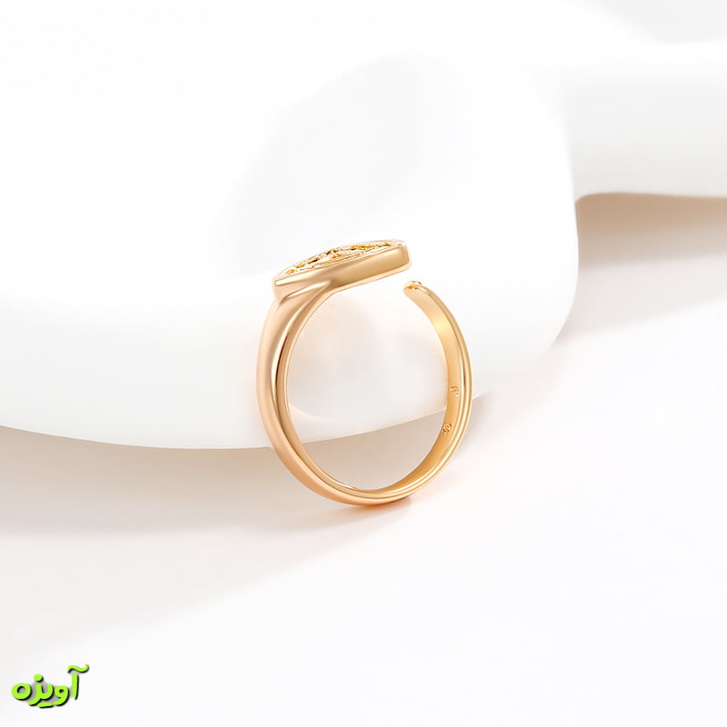 انگشتر طرح مثلث ژوپینگ کد 14003