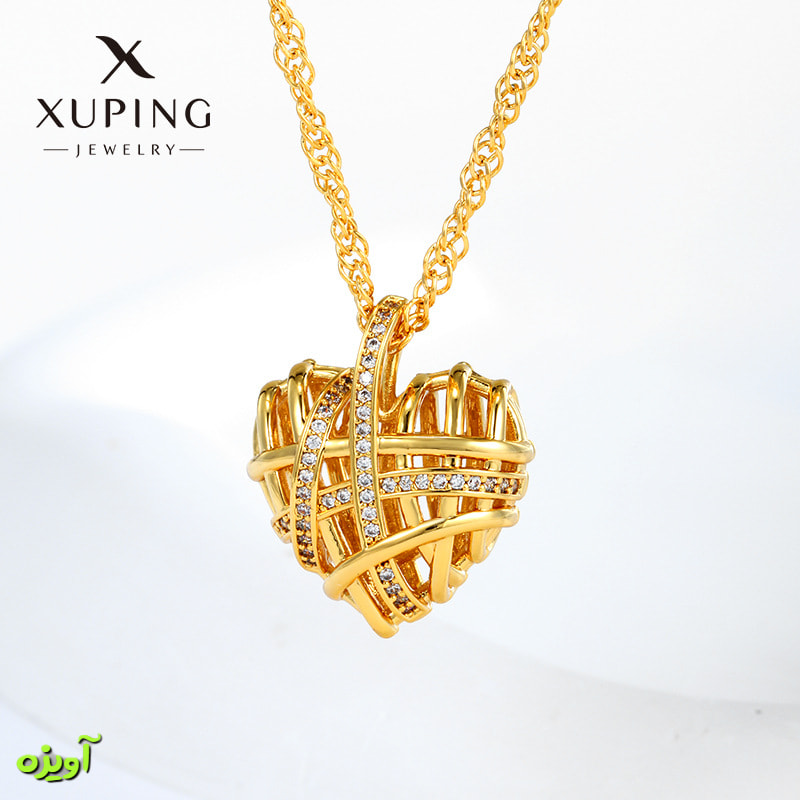 آویز گردنبند قلبی ژوپینگ کد 15001