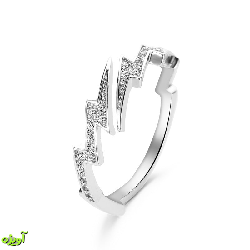 انگشتر مدل صاعقه کد 4010