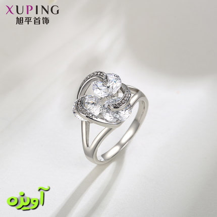 انگشتر کریستالی ژوپینگ کد 14004