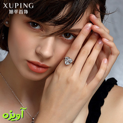 انگشتر کریستالی ژوپینگ کد 14004