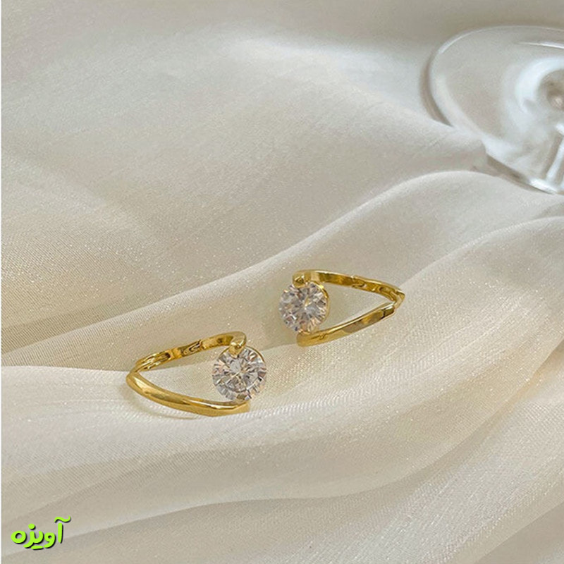 گوشواره نگینی کد 1047