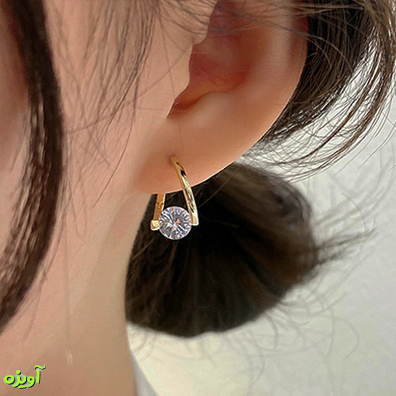 گوشواره نگینی کد 1047