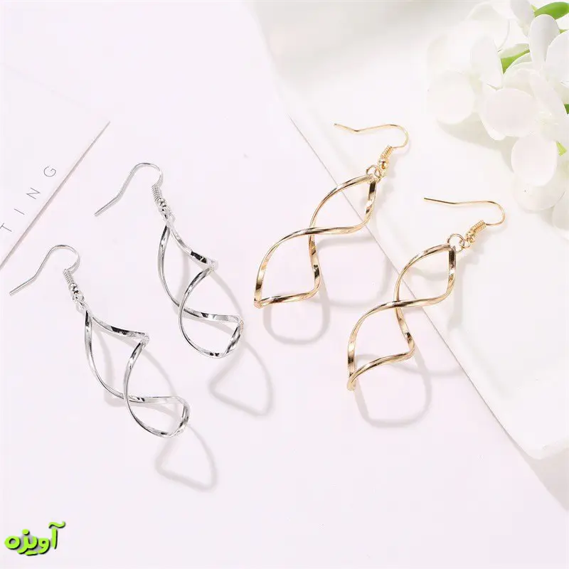 گوشواره مارپیچ کد 1056