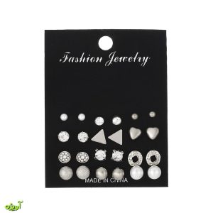 پک گوشواره میخی کد 17037