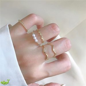 پک انگشتر 5 عددی کد 4021