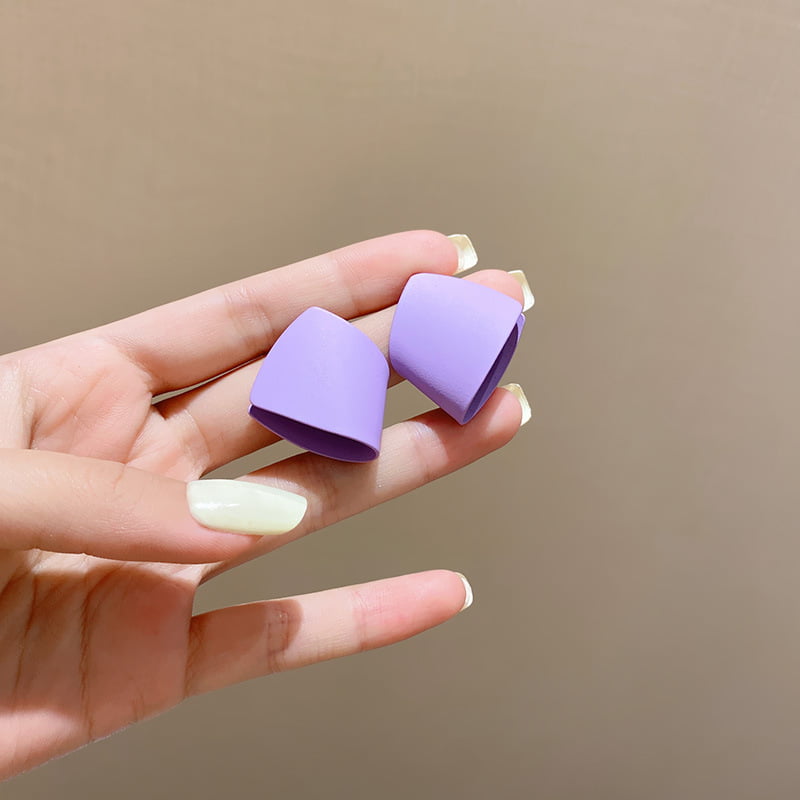 گوشواره بنفش فانتزی کد 1098